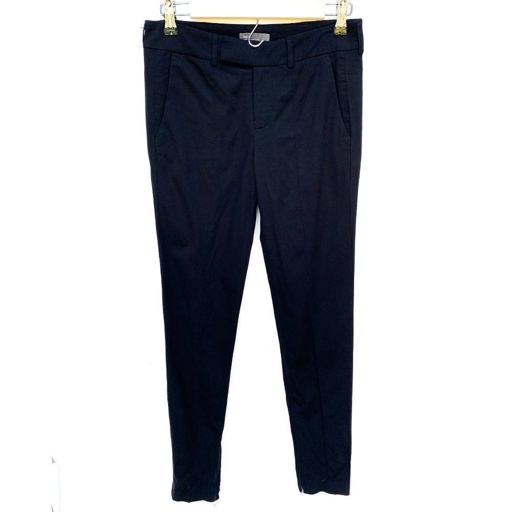 Vince Black Skinny Ankle Zipper Dress Pants